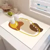 Tapete Drenante para Pia de Cozinha Transfronteiriço Tapete Drenante de Lama Diatomácea para Restaurante Tapete Absorvente para Bancada de Mesa de Jantar Estilo Japonês Jogo Americano Isolante Venda por Atacado