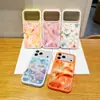 Estilo Oceánico de Verano Arena Movediza Rosa Mariposa Funda para iPhone 18 Pro Max Silicona Líquida Tacto Amigable con la Piel A Prueba de Golpes