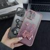 Oso de arena movediza tridimensional para funda de teléfono móvil glory X60 brillo degradado Huawei nova13pro marca de moda sencilla de celebridad de Internet