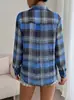 Europeu e Americano Tamanho Plus Chiffon Xadrez Proteção Solar Roupa Camisa Feminina Verão Nova Moda Versátil Jaqueta Fina Casual