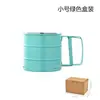 En stock tamiz de harina para hornear manual semi-automático tamiz de harina pequeño mediano grande de acero inoxidable tamiz de harina Taza filtro de harina