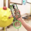 Adequado para Capas de Celular Xiaomi, Capas Macias Criativas e Divertidas com Anel, Alça de Pulso, Modernas e Divertidas, Jovens e Personalizadas para Homens e Mulheres
