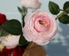 3 Cabezas lasaña lasaña lasaña lasaña Camelia flor de simulación océano peonía peonía flor artificial boda decoración de boda accesorios para sesión de fotos