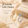 Nuevo anillo de cubo pequeño de acero inoxidable de Xinyan, hecho a mano con incrustaciones completas de diamantes, anillo de acero de titanio para mujer, joyería de lujo ligero y sensación de alta gama