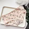 [80-120] 524 Seda de Hielo estampado lindo tiro bajo bolsa de ropa interior para mujer cadera con taladro ropa interior para mujer tiro bajo