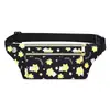 Bolso de Pecho para Mujer con Estampado de Dibujos Animados, Moderno, Ligero, Ajustado, Bolso de Cintura para Teléfono Móvil, Bolso de Hombro Portátil para Exteriores, Bolso Cruzado Pequeño
