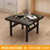 Mesa Baja Plegable, Mesa Cuadrada Simple para Exteriores, Mesa de Comedor para Casa de Alquiler y Dormitorio, Mesa Pequeña de Piso para Montaje de Puesto, Mesa de Comedor Rectangular