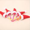 Chapéu de Natal Pirulito Chapéu de Natal Doce Decorações de Natal Mini Chapéu de Natal Chapéu Não Tecido Chapéu de Natal Chapéu de Natal Presente