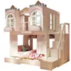 Cama infantil topo e base mesma largura cama beliche cama de casal beliche superior e inferior casa na árvore menina princesa mãe-filho alta-baixa cama mãe-filho