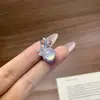 Colgante de calcedonia verde hielo natural de alta calidad, lujo ligero, múltiples estilos populares, incrustado con ágata, colgante de jade 'princesa huyendo' regalo