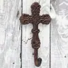 Gancho de Arte de Hierro Fundido Estilo Vintage Creativo Hongke, Gancho para Colgar Abrigos y Sombreros en la Puerta, Gancho Decorativo, Decoración de Pared para la Entrada