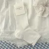 Calcetines Estilo Ballet Lolita, Delgados Blancos Estilo Verano, Nueva Tendencia Primavera/Verano 2026, Sensación Fresca, Estilo Chica Joven, Moño en el Talón, JK