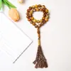 Cuentas de Oración Misbah 33 Piezas 12*12mm Pulsera de Cuentas de Oración con Borla Cuentas de Oración Diarias Cuentas de Oración de Oriente Medio Directamente de Fábrica