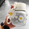 Venta al por mayor Dropshipping Taza Pequeña de Vidrio con Margaritas Taza de Agua de Moda para Mujeres Verano Capacidad Pequeña Mini Taza Café Regalo de Vacaciones