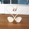 Decoração flamingo decoração ins celebridade da internet acessórios para bolo de aniversário rosa coração de menina asas de cisne decoração de casal
