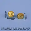 Accesorios Chapados en Oro de Plata Pura 999 Cuentas Espaciadoras de Gato de la Suerte Pulsera de Cristal Collar de Perlas Cuentas para Manualidades Cordón para Ensartar Cuentas Sueltas Venta al por Mayor