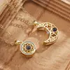 Collares de Pareja con Proyección de Sol y Luna de Venta Directa de Fábrica Personalizados para Mujeres y Hombres, Accesorios de Sol y Luna, Colgante de Cadena para Clavícula para Mujer
