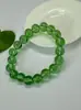 Pulseira Colecionável de Turmalina Brasileira Vítrea 7A Pulseira de Cristal Arco-Íris Feminina Vermelho Melancia Único Multi-Círculo Pedra Wangfu