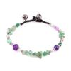 2050-Moda europea y americana pulsera de piedra semipreciosa cristal natural tendencia diseño de nicho pulsera de grava joyería transfronteriza