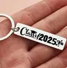 Llavero Colgante Nuevo Transfronterizo 2025 Temporada de Graduación Frases Inspiradoras Placa Redonda DIY Impresa Regalo de Graduación