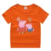 Ropa Infantil Cerdo Nuevo Camiseta de Verano de Manga Corta para Niños Niñas Camiseta Básica de Algodón Camiseta de Media Manga para Bebé Top Infantil