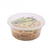 Caja Redonda para Empaque, Lonchera Desechable, Caja para Comida Rápida para Llevar, Lonchera de Plástico Transparente con Tapa, Caja para Fruta, Vajilla Comercial