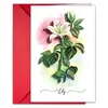 Set de Envolvente para Tarjeta de Felicitación de San Valentín de Compra Directa Transfronteriza con Decoración de Patrón de Corazón Rosa, Tarjeta de Regalo de Bendición Romántica para Festividades