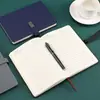 Cuaderno de Tapa Blanda A5 con Hebilla para Venta al por Mayor con Impresión de Logo Cuaderno de Negocios Pu Set de Caja de Regalo Regalos de Oficina para Empresas
