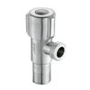 Válvula triangular de acero inoxidable 304 de tres ruedas para inodoro, lavabo, calentador de agua, válvula de retención de agua de entrada, venta al por mayor