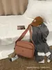 2025 Jierangshi Nuevo Estilo Coreano Color Macarrón Bolsa de Tela de Nylon Moda Hombro Cruzado Versátil Bolso Cuadrado Pequeño