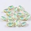 Gema de Cristal de Proteína Color Moca Marquise con Taladro de Garra Accesorios para Joyería Hechos a Mano DIY Accesorios para el Cabello de Vestido de Novia Accesorios de Joyería con Lazo