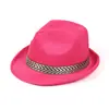 Chapéu Unissex Chapéu Bacia Chapéu Jazz Britânico Chapéu de Estudante para Meninos e Meninas Chapéu para Performance de Dança de Mesa Chapéu de Cowboy Ocidental
