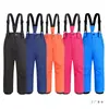 Pantalones de Esquí para Niños Niñas Comercio Exterior Original Outdoor Engrosados Cálidos Impermeables a Prueba de Viento Acolchados Monos Esquí