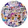 60 K-Pop: Adesivos do Grupo Bruxa Caçadora, Personagens de Desenho Animado, Decoração Bidimensional para Computador, Skate, Adesivos Impermeáveis