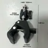 Abrazadera Redonda Grande para Tubo para Tornillo Imperial de 1/4 360 Vaina de Guisante Base de Cabezal de Bola de 17mm Clip de Fijación Base para Accesorio de Trípode