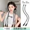 Peluca, trenzas de pelo sintético, trenzas de chica hot Y2K, trenzas pequeñas, trenzas retorcidas, trenzas falsas de clip, trenzas de boxeo, cola de caballo