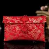 Sobres Rojos para Bodas, Exclusivos para Cambiar Títulos Formales, Diseño Único de Tela Nueva, Bolsas de Sobres Rojos de Alta Gama con Diseño de Tela