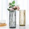 Casa Flores Glaciares Nórdicas Vaso de Vidro Hidropônico Vaso Simples Criativo Vaso de Flores com Senso Avançado Vaso Antigo Médio