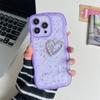 Estilo de lujo ligero gota de pegamento amor para funda de teléfono móvil apple 15 iPhone14promax tridimensional 13/12/11 femenino xs