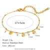 Pulseira de Franja Simples em Formato de Coração Mais Vendida Transfronteiriça para Meninas, Luxo Leve Nicho Titânio de Alta Qualidade Aço Não Desbota Joias Atacado