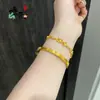 Nuevo Brazalete Abierto de Hoja de Laurel Pequeño Dorado Laurel Lujo Ligero Versátil Gama Alta Tendencia 2025 Joyería Misma Tienda de Oro