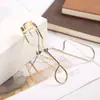 Curvador de Cílios Conveniente com Cabo Longo para Iniciantes, uma Ferramenta Auxiliar Conveniente para Cortar Cílios que se Adapta à Curvatura e Evita Beliscar as Pálpebras