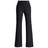 Pantalones Acampanados Negros Adelgazantes Nuevos Otoño 2026 para Mujer, Pantalones de Cola de Pez con Drapeado Ajustados a la Moda para el Trabajo, Pantalones de Cintura Alta con Ligero Flare