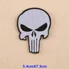 Parche Bordado Creativo de Insignia de Calavera con Letra y Cabeza de Fantasma Estilo Punk Personalizado para Ropa, Bolsas y Accesorios de Ropa