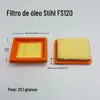 Filtro de Ar Dedicado para Cortador de Grama Stihl Fs120 no Atacado, Elemento de Filtro de Ar Stihl para Cortador de Grama a Gasolina