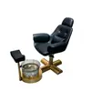 Cadeira Sofá de Luxo para Manicure e Massagem nos Pés, Trono de Luxo com Encosto Alto, Cadeira de Terapia para Pés, Banheira de Pés para Pessoa Única, Assento de Sofá Luxuoso