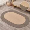 Tapete de Lã Cor Sólida Feito à Mão Sala de Estar Sofá Estilo Japonês Nórdico Tapete de Chão Doméstico Quarto Cobertor de Cabeceira Mesa de Centro Estudo