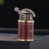 Hy756 Mini Couro Metal Roda de Moagem Querosene Isqueiro Moda Retro Isqueiro Venda Direta da Fábrica Atacado