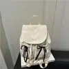 Mochila de Nylon com Laço Transfronteiriça Bolsa Escolar para Estudante Feminina 2026 Novo Estilo Coreano Versátil Mochila de Grande Capacidade