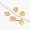 Colgante Pequeño de Ábaco con Carácter de Fortuna de Oro Real Chapado en Oro de 18 Quilates para Joyería DIY, Dijes Pequeños, Aretes, Colgantes para Orejas, Pulseras, Collares D105
